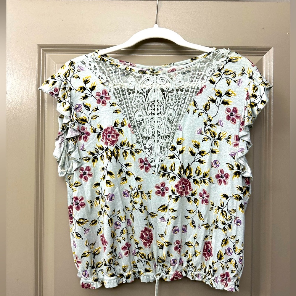 Xhiliration (Target brand) top. Beautiful bluish-grey color